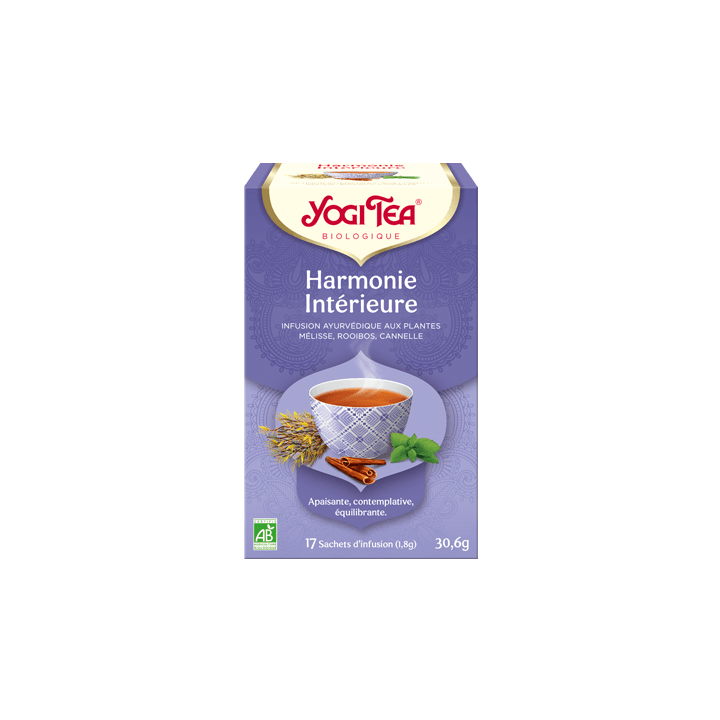 Ayurvedischer Tee Innere Harmonie Yogi Tea - Box mit 17 Beuteln