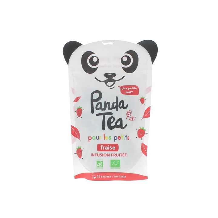 Infusion Erdbeere für die kleinen Panda Tea - 28 Beutel