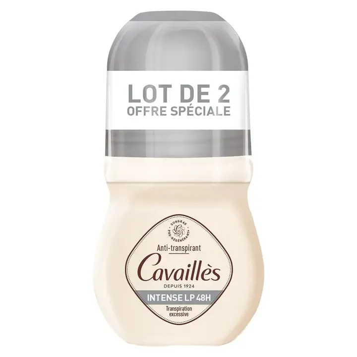 Intense-LP Deo-Roller intensive Schweißregulierung Rogé Cavaillès - 2er-Pack mit 40 ml Roll-ons