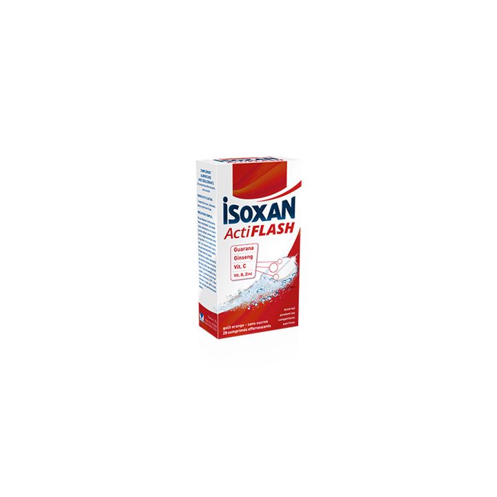 Isoxan actiFlash - Packung mit 28 Brausetabletten