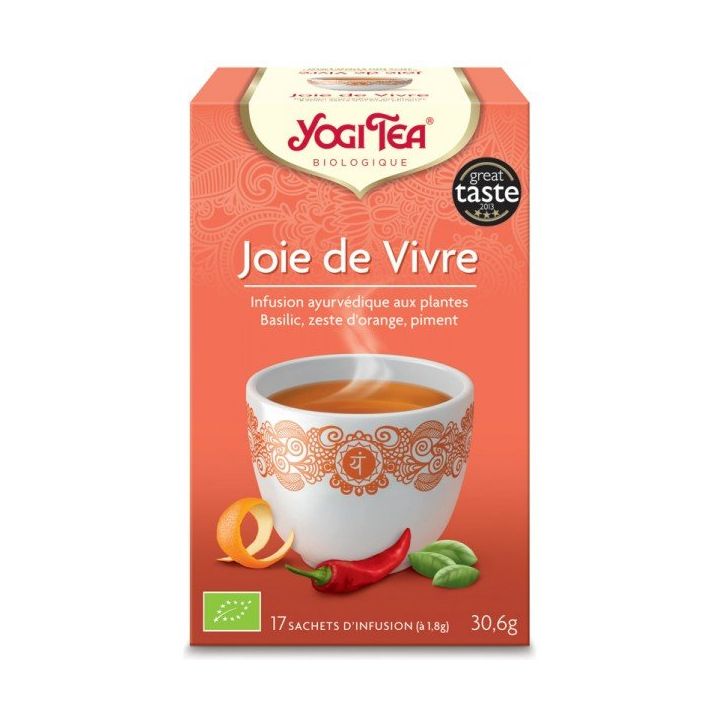 Freude am Leben BIO Yogi Tea - Box mit 17 Beuteln