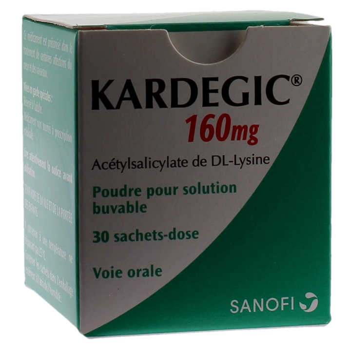 Kardegic 160 mg powder for oral solution - box of 30 sachets