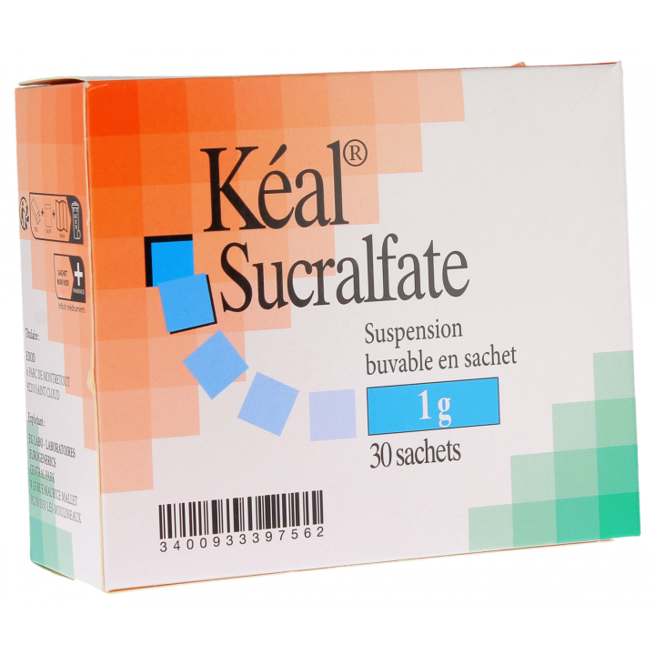 Kéal Sucralfat 1g orale Suspension - Packung mit 30 Beuteln