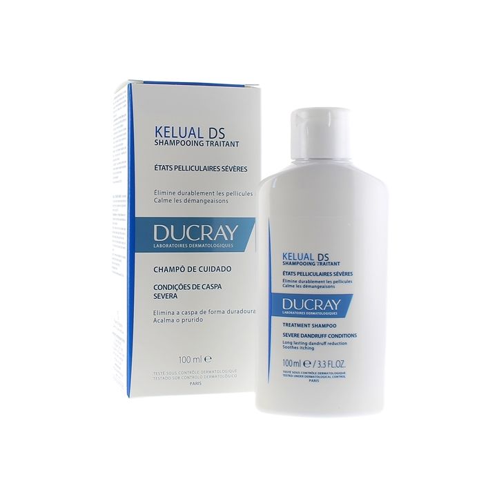 Kelual DS Shampoo gegen schwere Schuppenprobleme Ducray - Flasche mit 100 ml