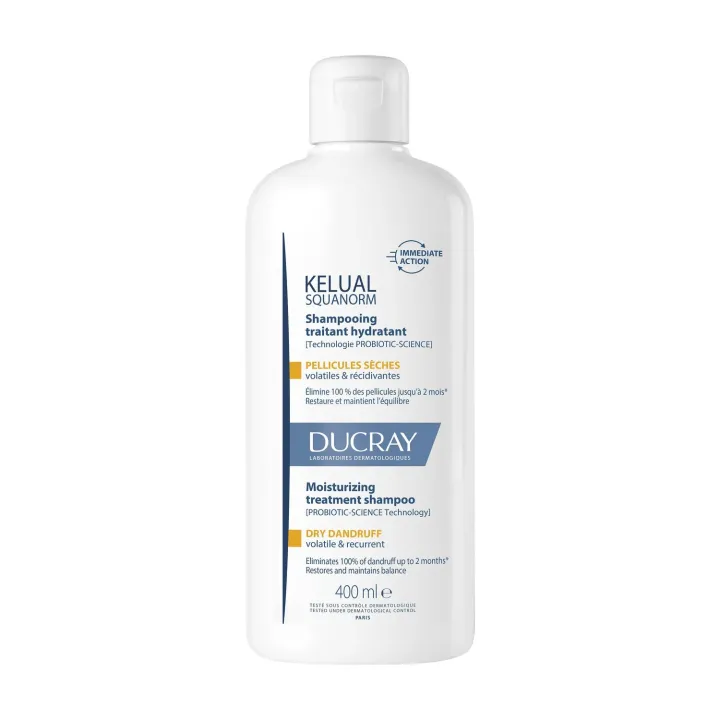Kelual Squanorm Schuppen-Shampoo Ducray - Flasche mit 400ml