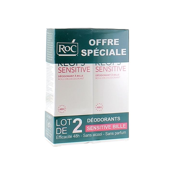 Keops Sensitive Roll-On-Deodorant von RoC - 2er-Pack mit 30 ml