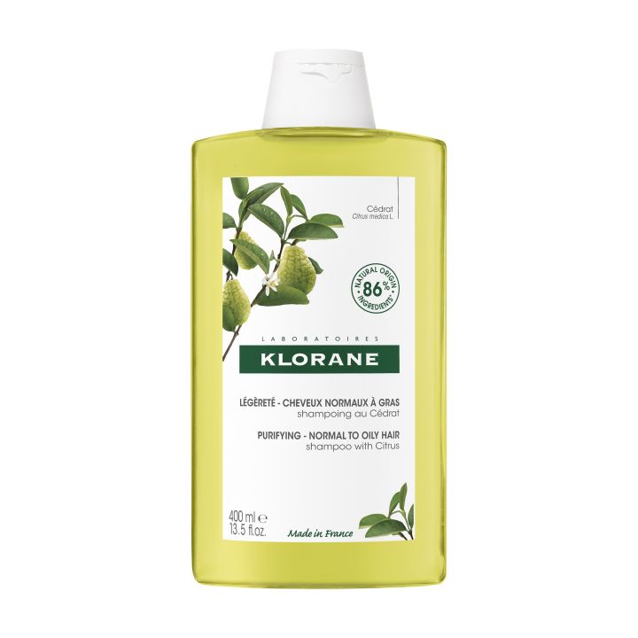 Shampoo mit Cedrat-Pulpe Leichtigkeit Klorane - Flasche mit 400 ml