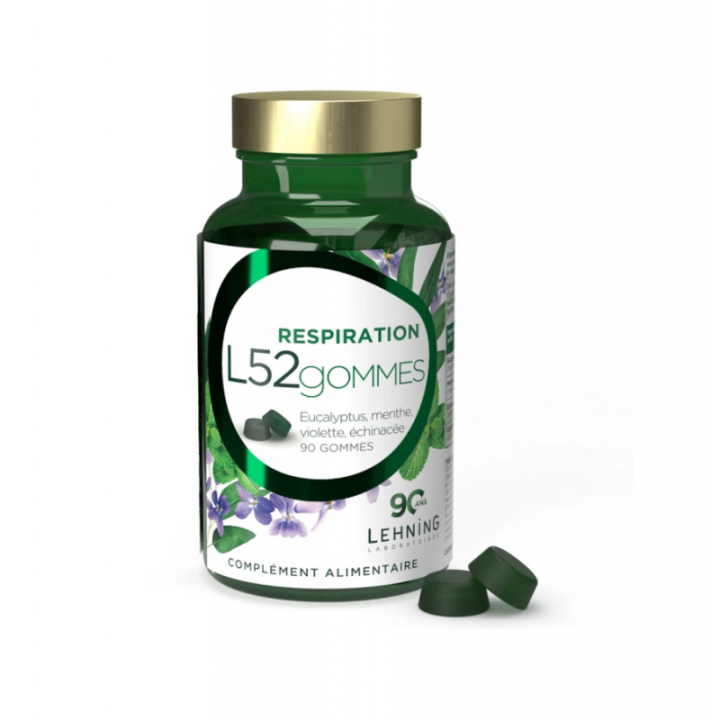 L52Gummis Atmung Lehning - Dose mit 90 Gummis