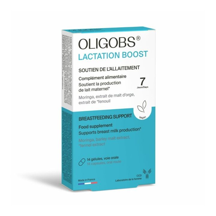 Oligobs Lactation boost Unterstützung des Stillens CCD - Packung mit 14 Kapseln