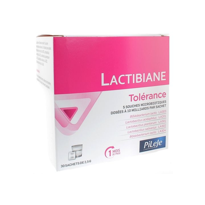 Lactibiane Toleranz Pileje - Packung mit 30 Beuteln zu je 2,5 g