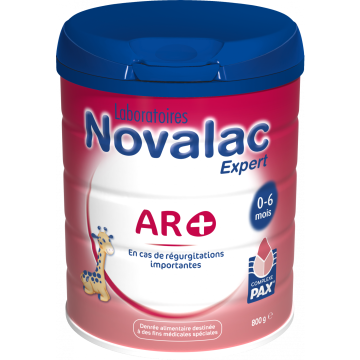 Babynahrung 1. Alter 0-6 Monate AR+ Novalac - Dose mit 800 g