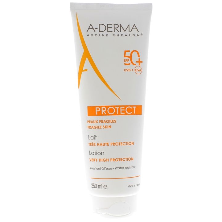 Lait Protect Sehr hoher Schutz SPF 50+ A-Derma - Tube mit 250 ml