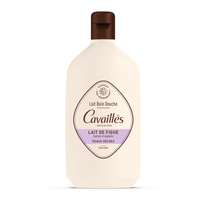 Aktive feuchtigkeitsspendende Überfettungsmilch für Bad und Dusche Rogé Cavaillès - Flasche mit 400 ml