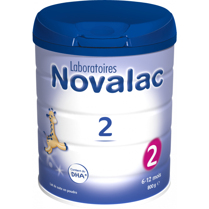 Novalac 2. Alter Stufe Milchpulver von 6 bis 12 Monaten - 800 g Dose