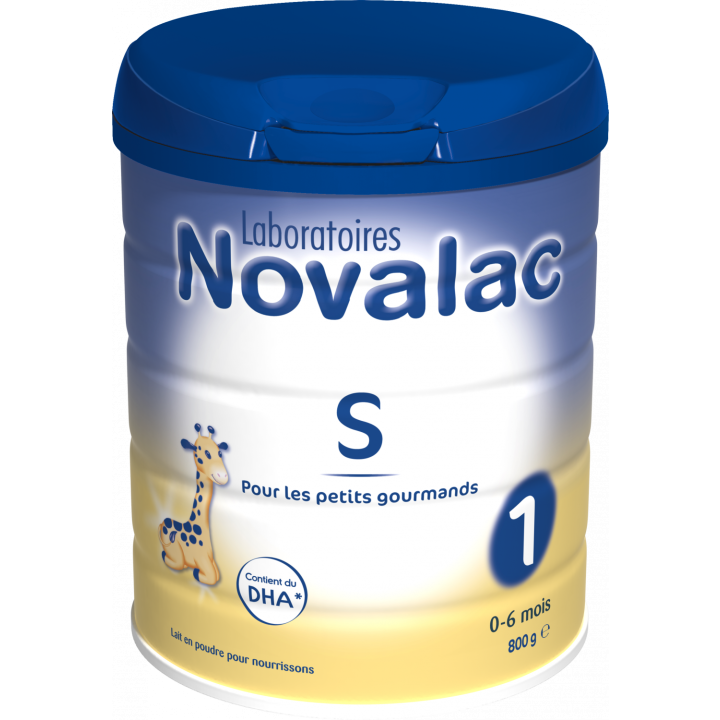 Novalac S Pulvermilch für Feinschmecker von 0 bis 6 Monaten - 800 g Dose