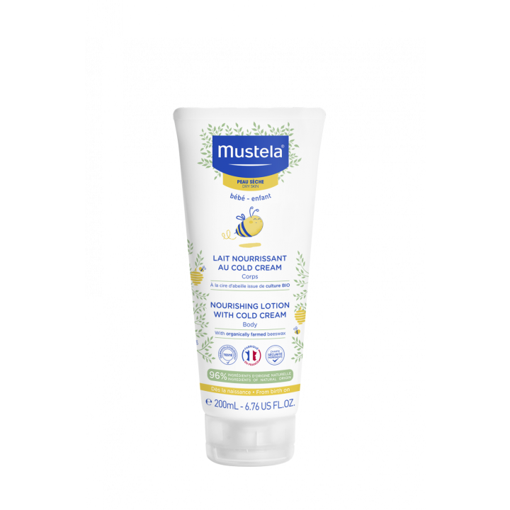 Nährende Milch mit Cold Cream für trockene Haut Mustela - 200 ml Tube