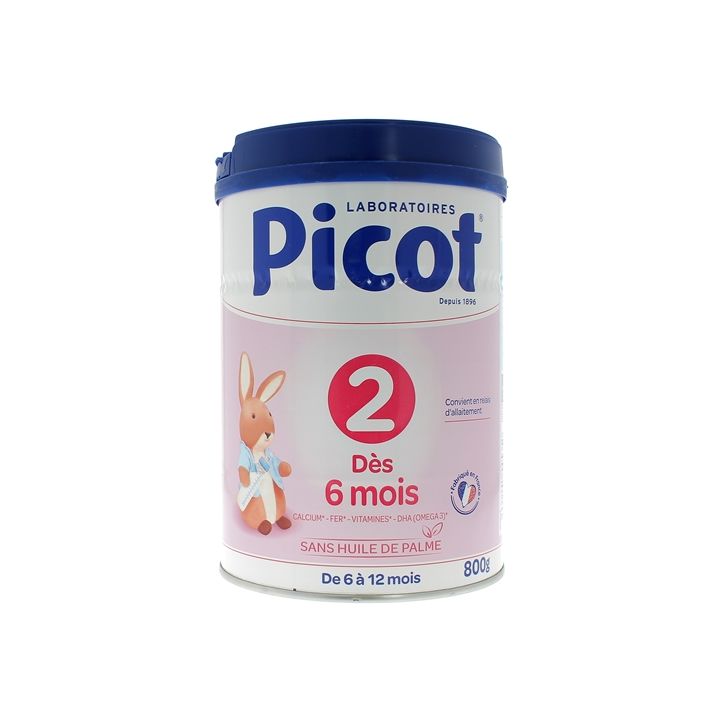 Milchpulver 2. Alter Standard Picot - Dose von 800g