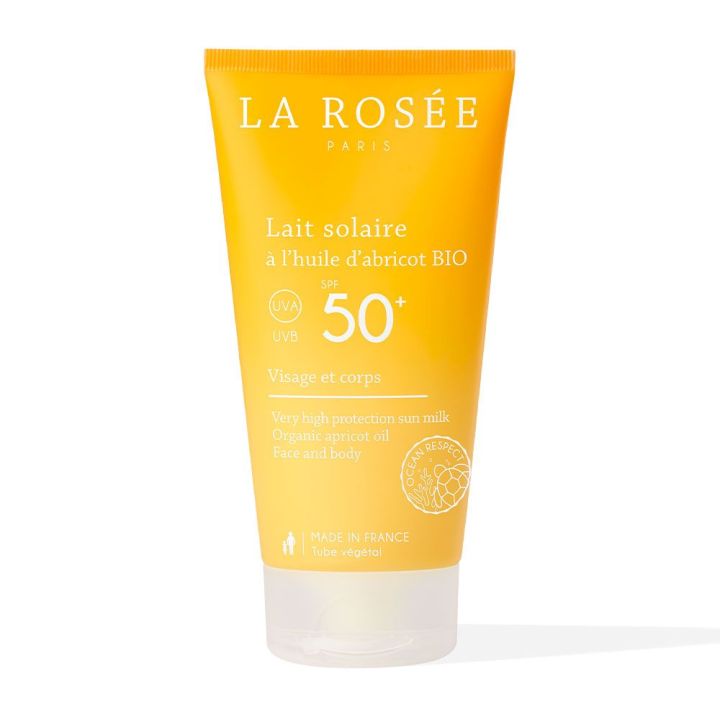 Sonnenschutzmittel SPF50+ mit Bio-Aprikosenöl La Rosée - Tube mit 150 ml
