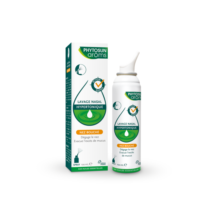 Hypertonische Nasenspülung bei verstopfter Nase Phytosun arôms - Spray mit 100 ml
