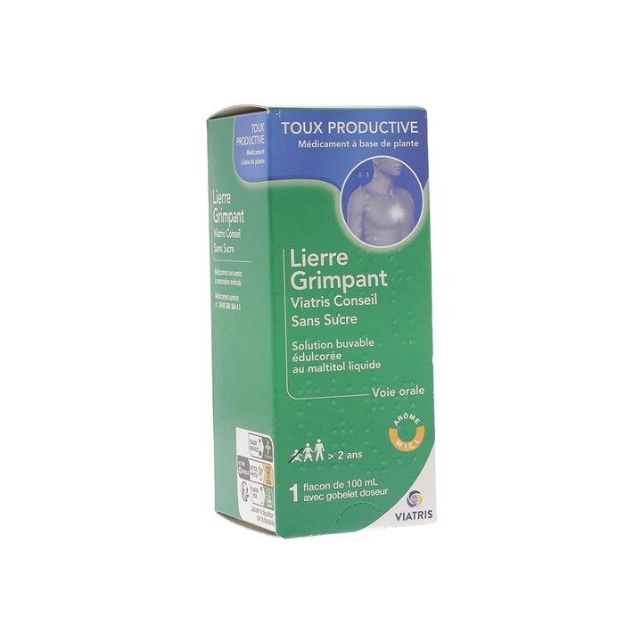 Efeu ohne Zucker Honigaroma Viatris - Flasche 100ml