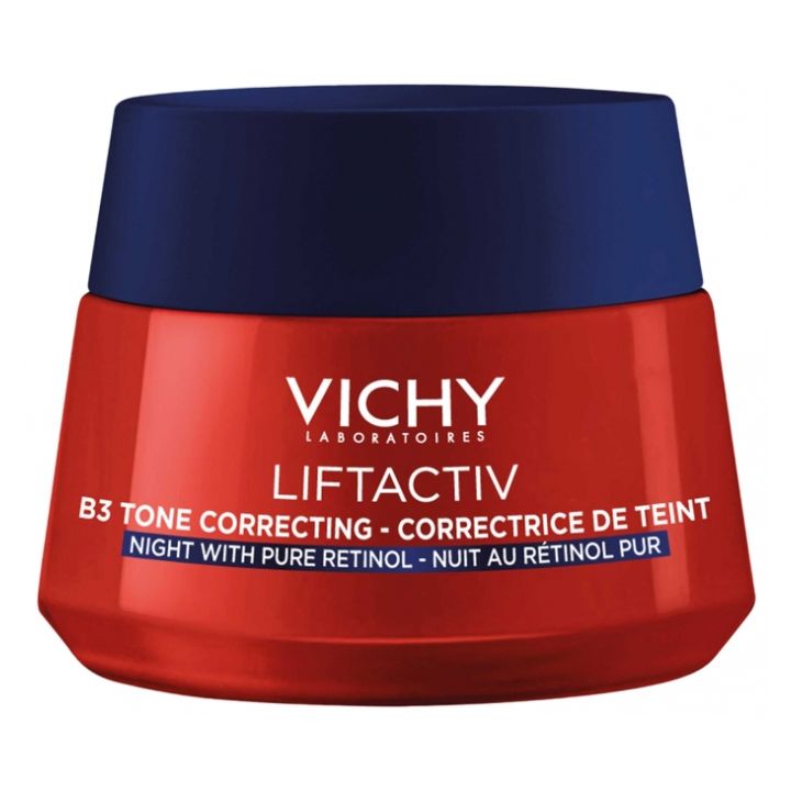 Liftactiv B3 Nachtcreme gegen Flecken mit reinem Retinol von Vichy - 50ml Tiegel