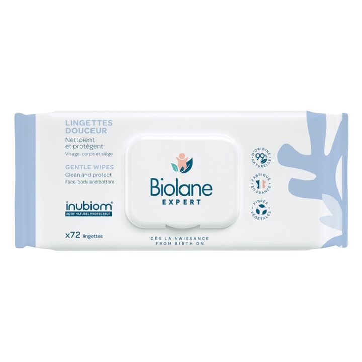 Biolane Expert Sanfttücher - Packung mit 72 Tüchern