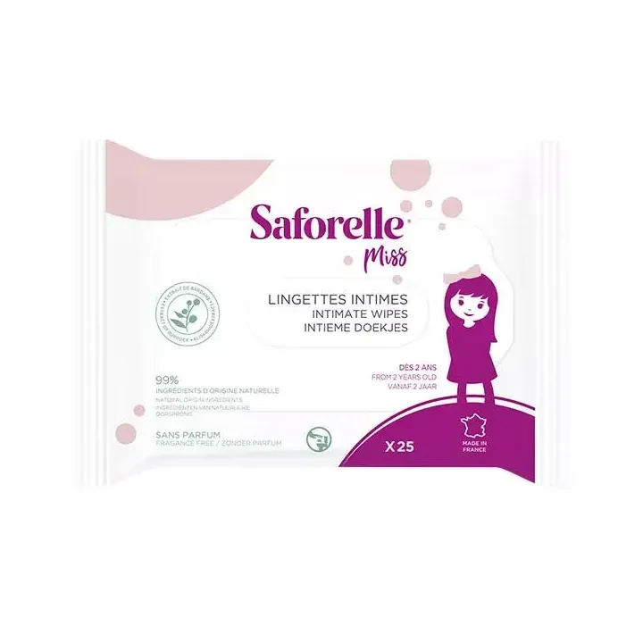 Intime Tücher Miss Saforelle - Packung mit 25 Tüchern
