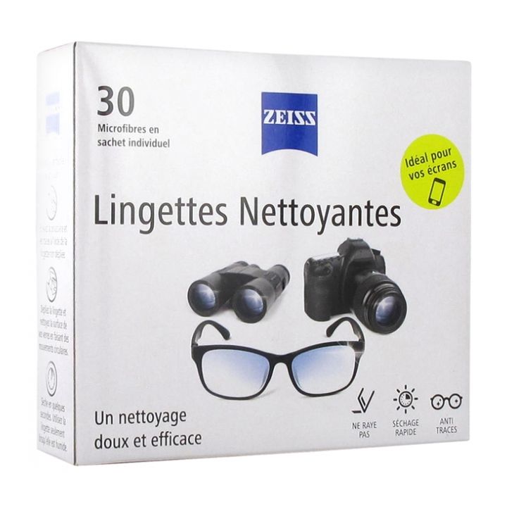 Zeiss Brillenreinigungstücher - Packung mit 30 Tüchern