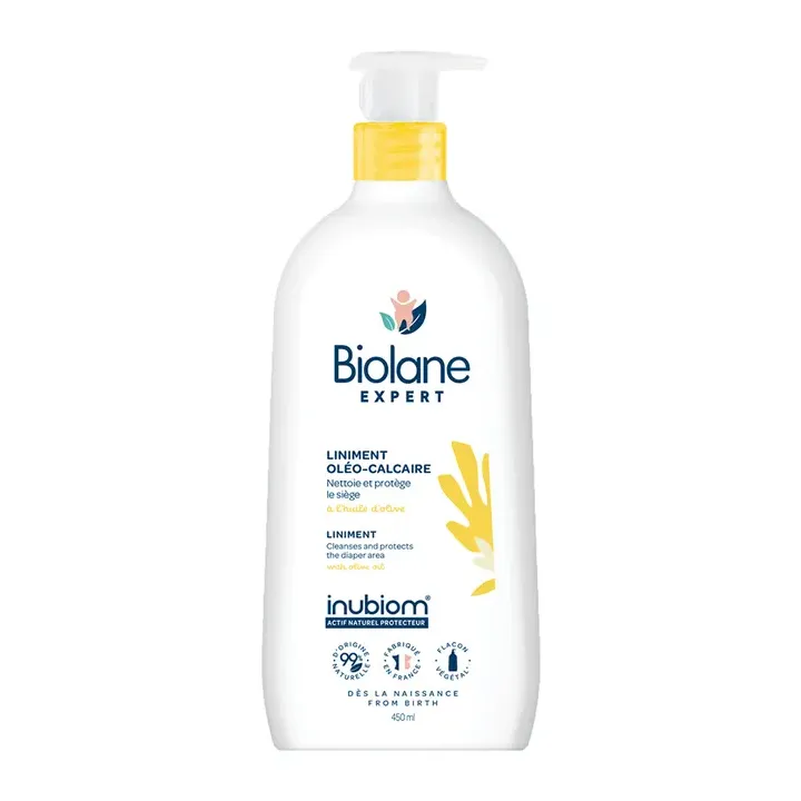 Liniment oleocalcaire mit Olivenöl Biolane Expert - Pumpflasche 450 ml