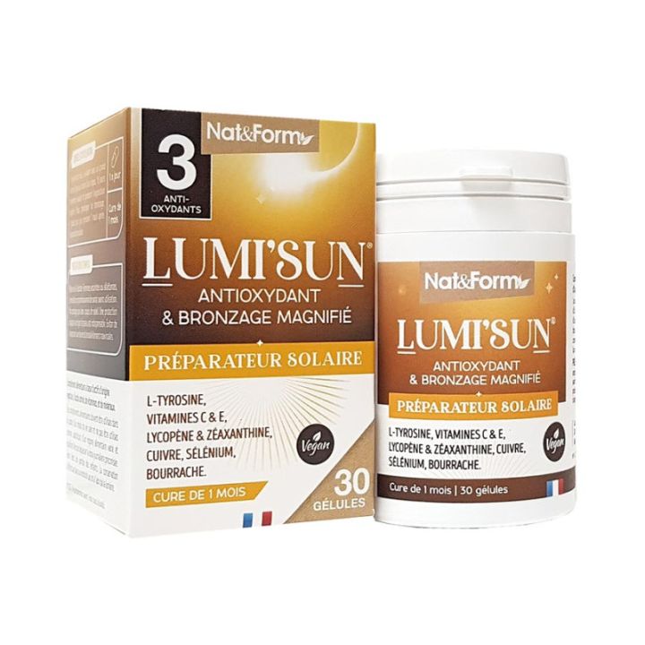Lumi'sun Sonnenvorbereiter Nat&Form - Packung mit 30 Kapseln