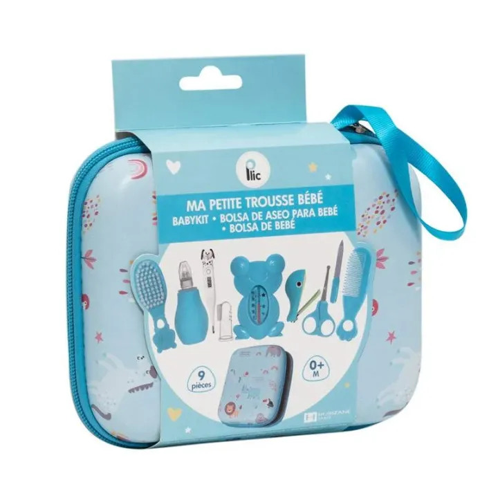 Meine kleine Baby-Pflegebox blau Plic - eine 9-teilige Box