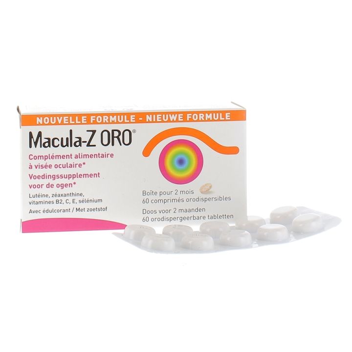 Macula Z ORO Horus Pharma - Packung mit 60 orodispersiblen Tabletten