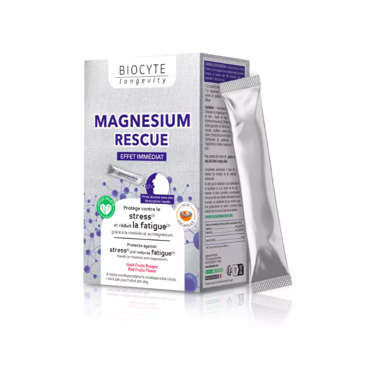 Magnesium Rescue Biocyte - Box mit 14 Sticks