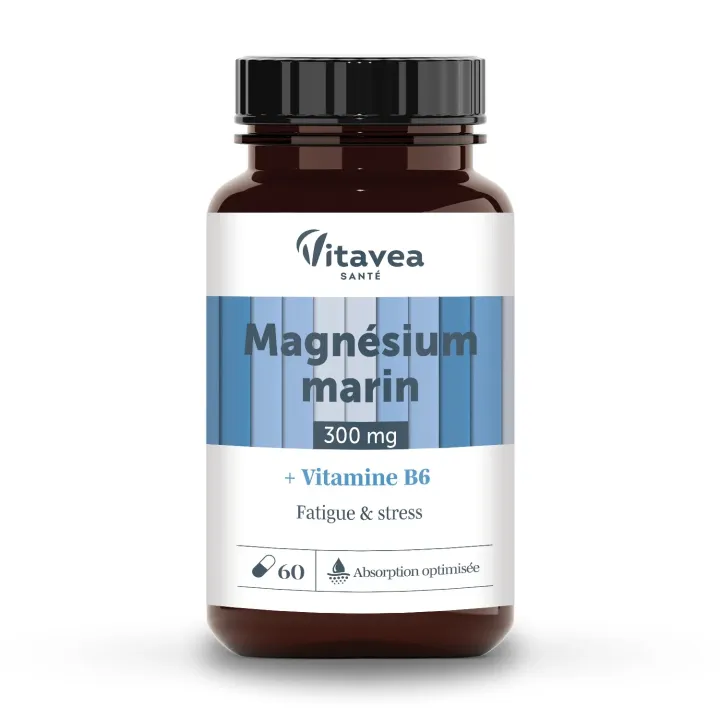 Meeresmagnesium Müdigkeit und Stress Vitavea - 60 Kapseln