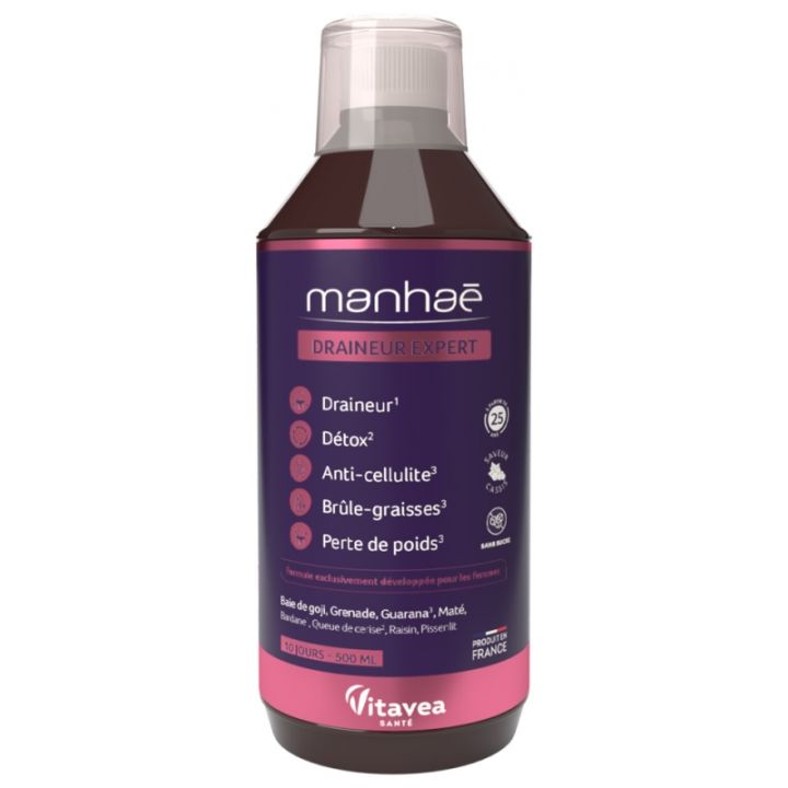 Manhaé Draineur Experte Vitavea - Flasche von 500 ml