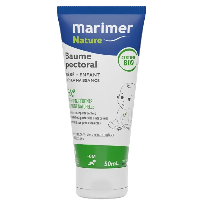 Marimer Bio Brustbalsam für Babys - 50ml Tube