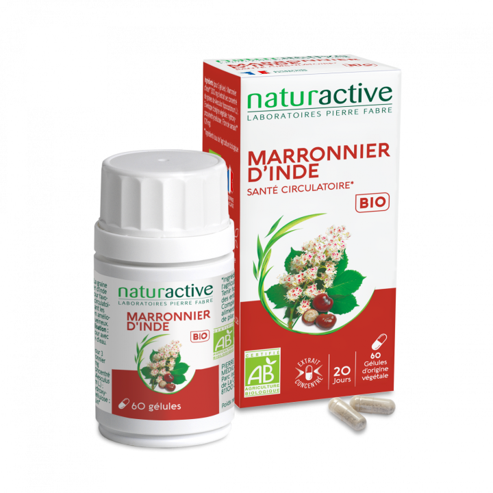 Marronenbaum Gesundheit Kreislauf Bio Naturactive - Dose mit 60 Kapseln