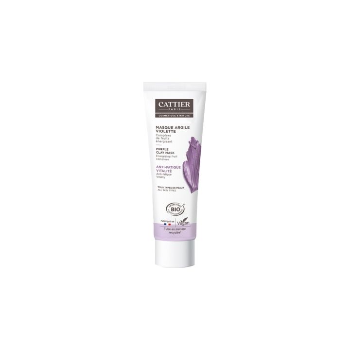 Bio lila Tonmaske Cattier - 100 ml Tube
