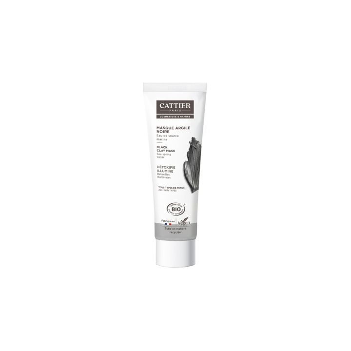 Bio Cattier Schwarze Tonmaske - 100ml Tube