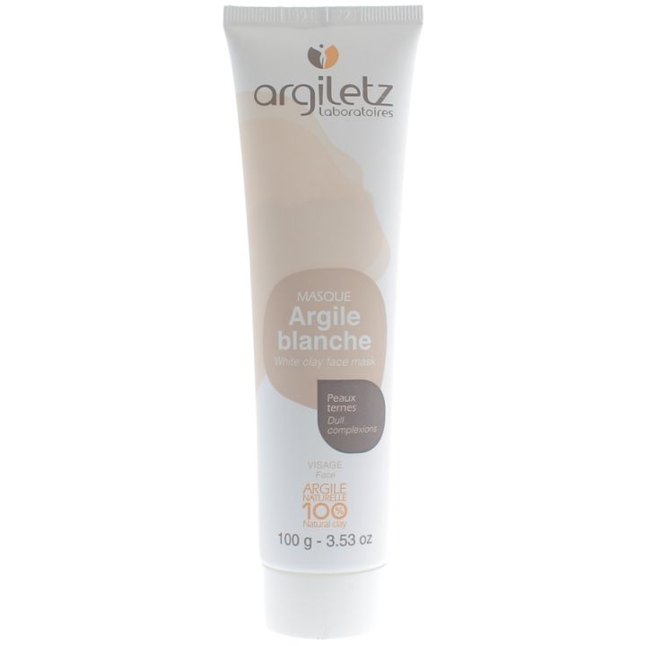 Weißer Tonmaske für matte Haut, gebrauchsfertig Argiletz - Tube mit 100 g