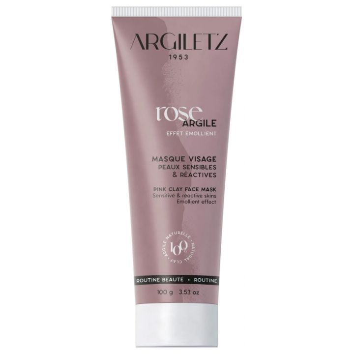 Fertige Rosa-Tonmaske für empfindliche Haut Argiletz - Tube mit 100 g