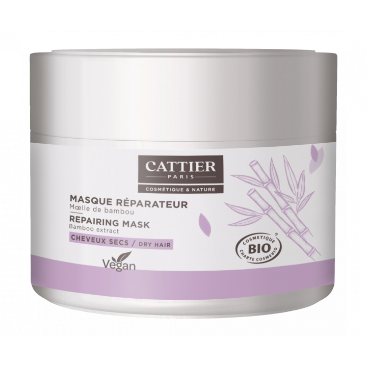 Bio-Haarmaske reparierend Cattier - 200 ml Topf