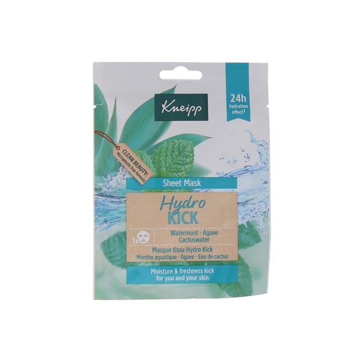 Hydro Kick Tuchmaske mit Wassermelone Kneipp - eine Maske