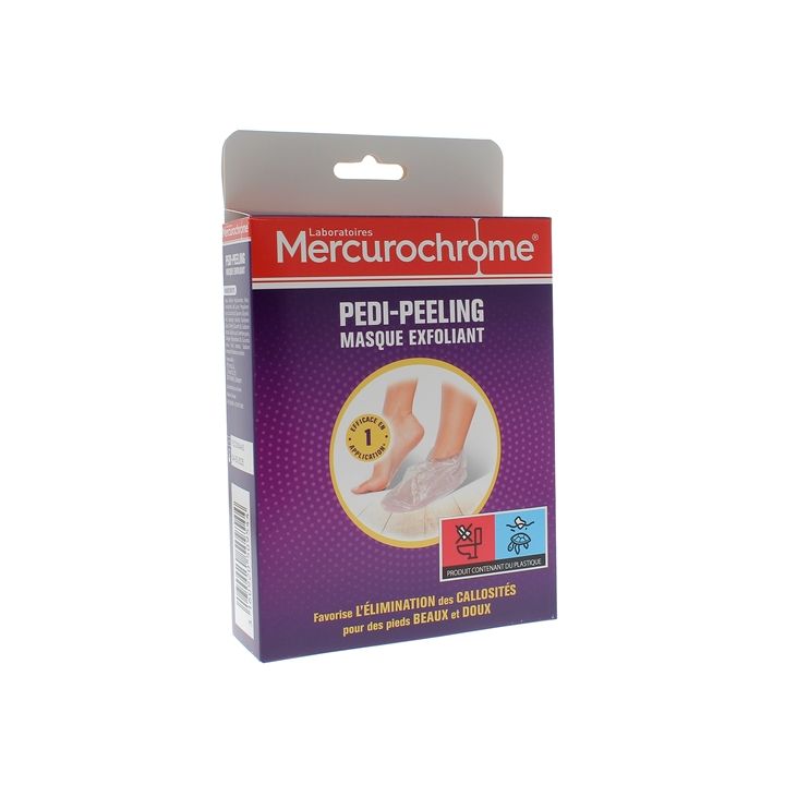 Peeling-Maske pedi-peeling Mercurochrome - 1 Paar