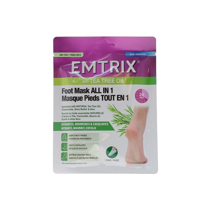 Emtrix Ganzkörperfußmaske - Beutel mit 1 Paar