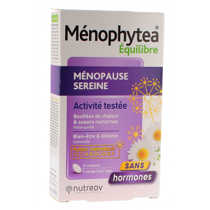 Ménophytea Menopause Serenity Nutreov - Packung mit 30 Tabletten