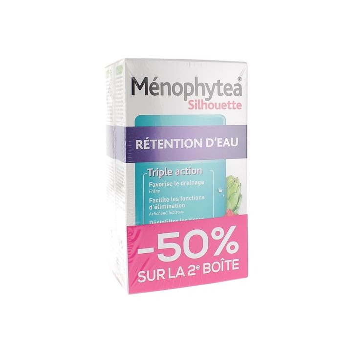 Ménophytea Silhouette Wassereinlagerung Nutreov - 2er Pack mit 30 Tabletten