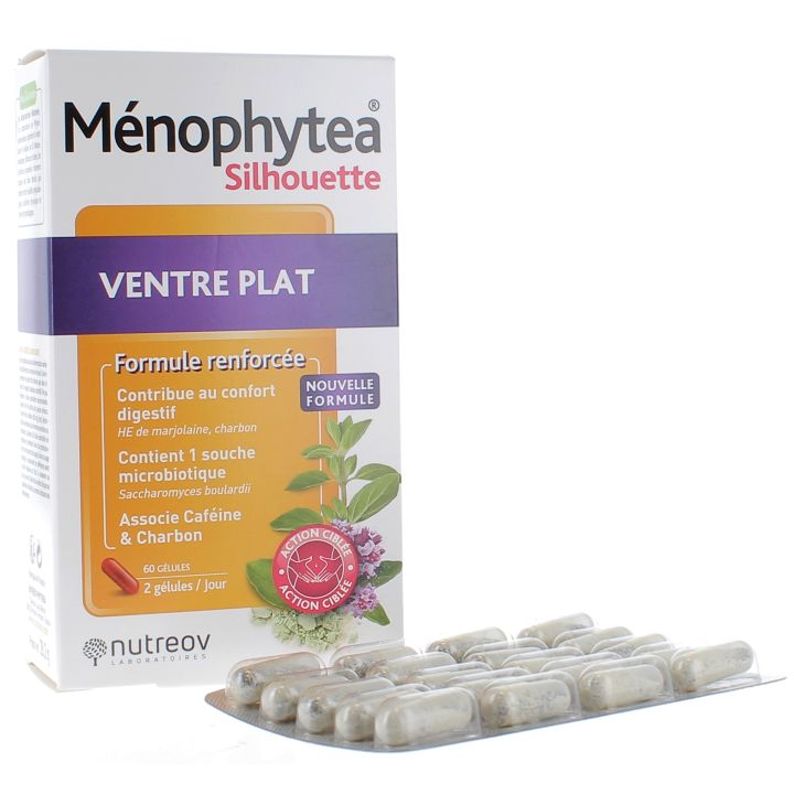 Ménophytea Silhouette flacher Bauch - Packung mit 60 Tabletten