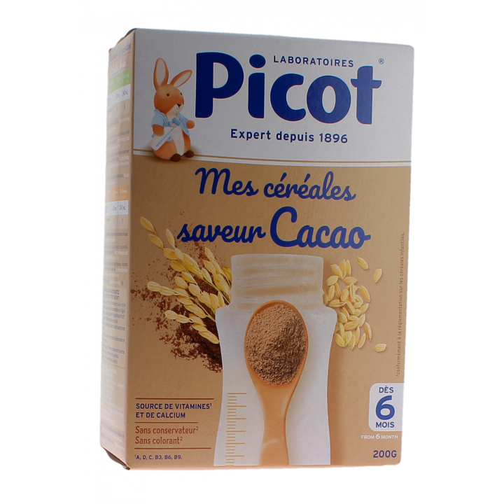 Meine Kakaogeschmack-Cerealien von Picot - 200g Packung
