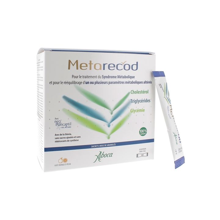 Metarecod Behandlung des metabolischen Syndroms Aboca - Packung mit 40 Portionsbeuteln Granulat